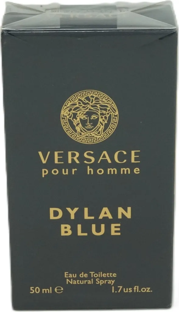 Eau de Toilette Versace Dylan Blue pour Homme 50ml - Fragrance Masculine