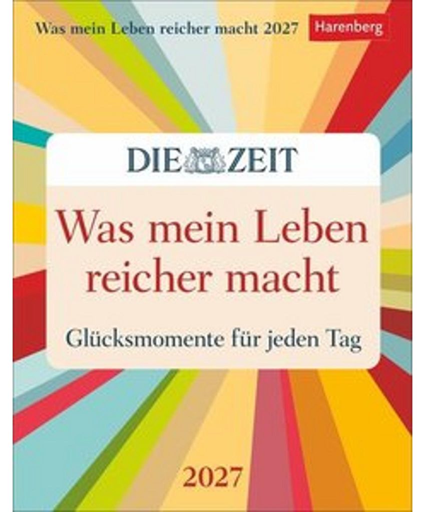 Was mein Leben reicher macht Tagesabreißkalender 2027 - Produktbild 