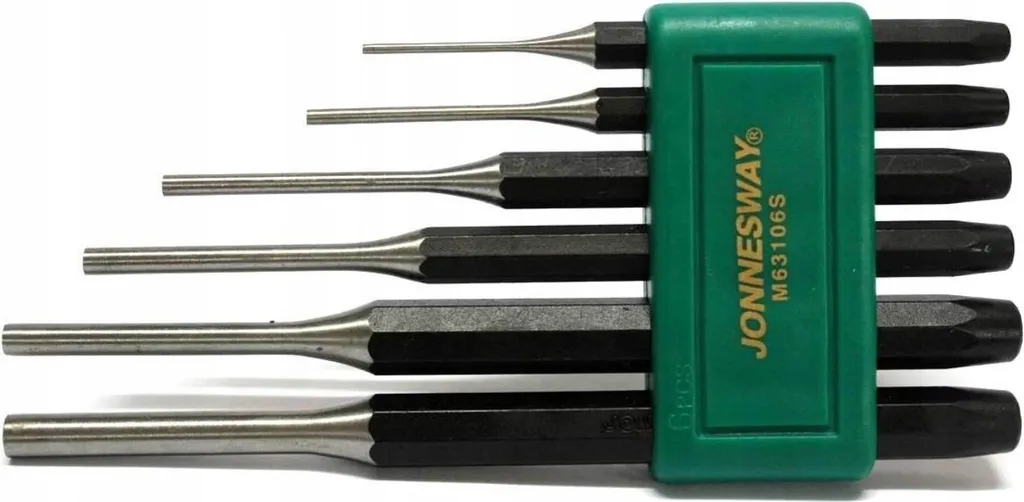 Set de Chasse-pointes Professionnel Jonnesway 6 Pièces 2-8mm M63106S
