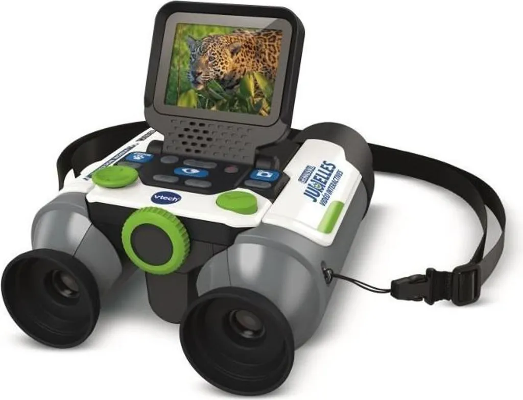 VTECH GENIUS XL Binocolo video interattivo, display a colori da 2,4'', distanza interpupillare regolabile, 6 modalità di gioco