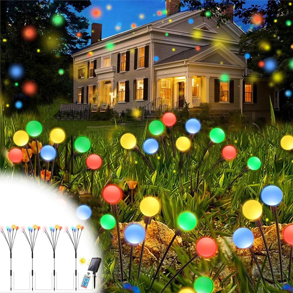 Solarlampen Garten Sehr Helle Solarleuchten Für Außen – 8-teiliges Set, Warmweiß, IP65 Wasserdicht Für Garten, Terrasse & Wege Solar Wegeleuchten Für Terrasse Und Rasen