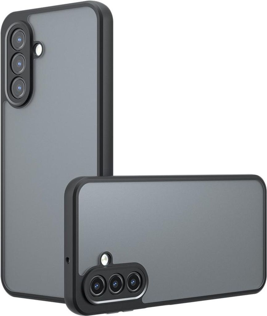 Samsung Galaxy A17 Hülle - Coverup Mattes transparentes Back Cover mit Kameraschutz - Schwarz