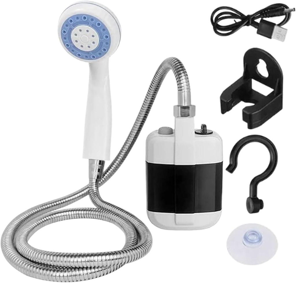 Douche de Camping, Pompe de Douche Extérieure | Manuelle elektrische Bain-Ausrüstung für Personalhygiene und Tierpflege