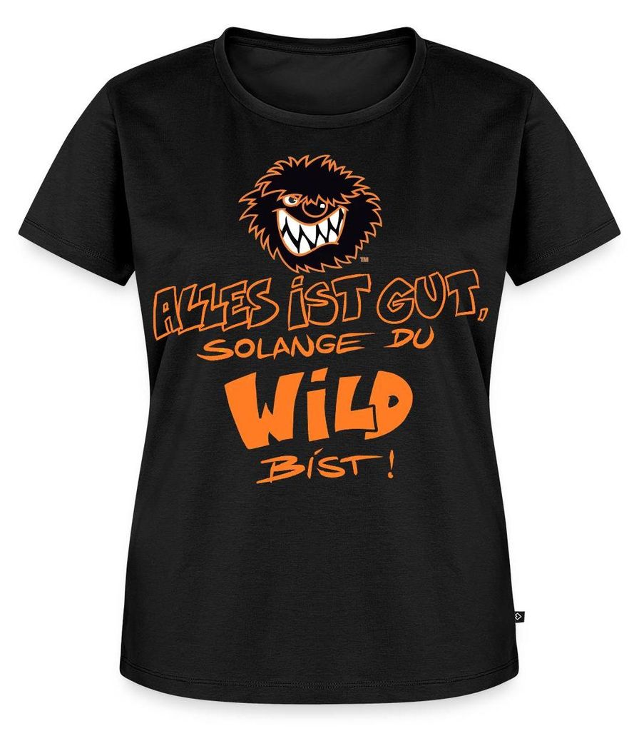 Spreadshirt Die Wilden Kerle Spruch Motto mit Logo Frauen Premium T-Shirt, S, Schwarz