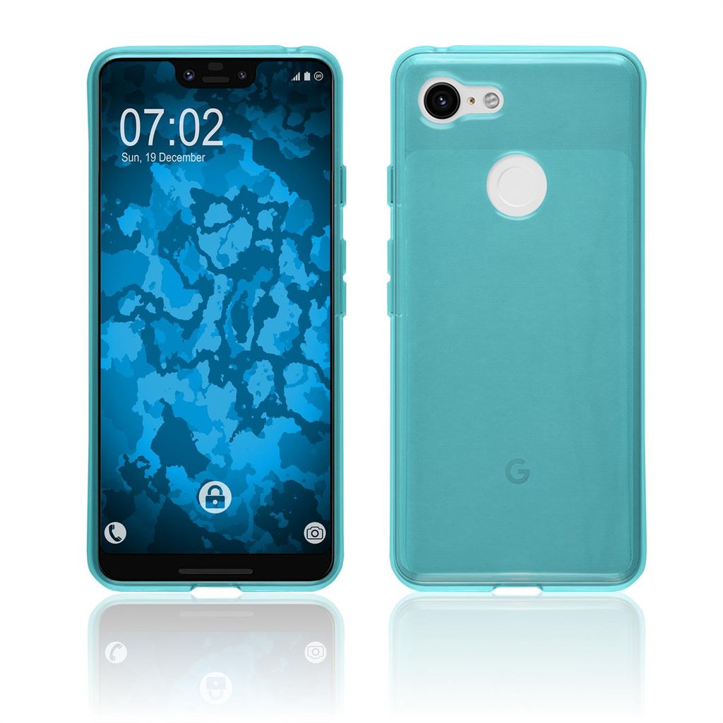 PhoneNatic Case kompatibel mit Google Pixel 3 XL - türkis Produktbild 