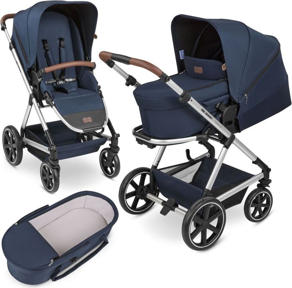 ABC Design Kombi-Kinderwagen Timbo 4 - inkl. Babywanne Produktbild 