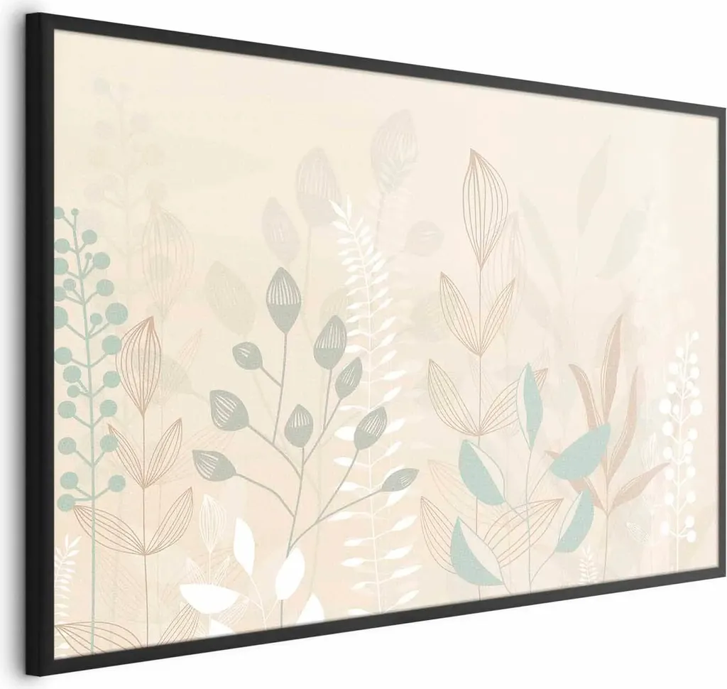 Poster 60x40 Pastello Glade - Cornice Nera Minimal - Arredo Casa
