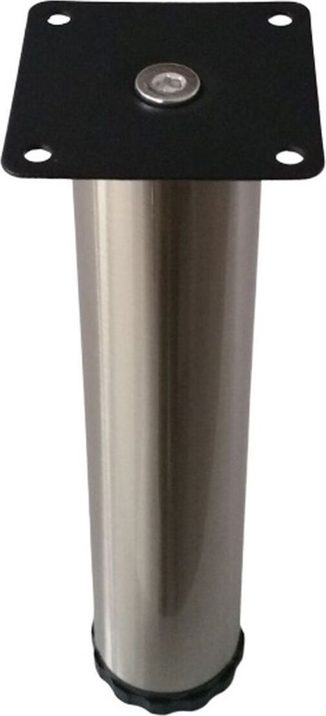Möbelfuß 200 mm höhenverstellbar +25 mm Möbelbein Ø 42 mm max 50 kg