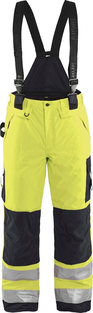 Blakläder High Vis Winterlatzhose 1885 1977 in div. Farben, Farbe:gelb/schwarz, Größe:D84 (D21)