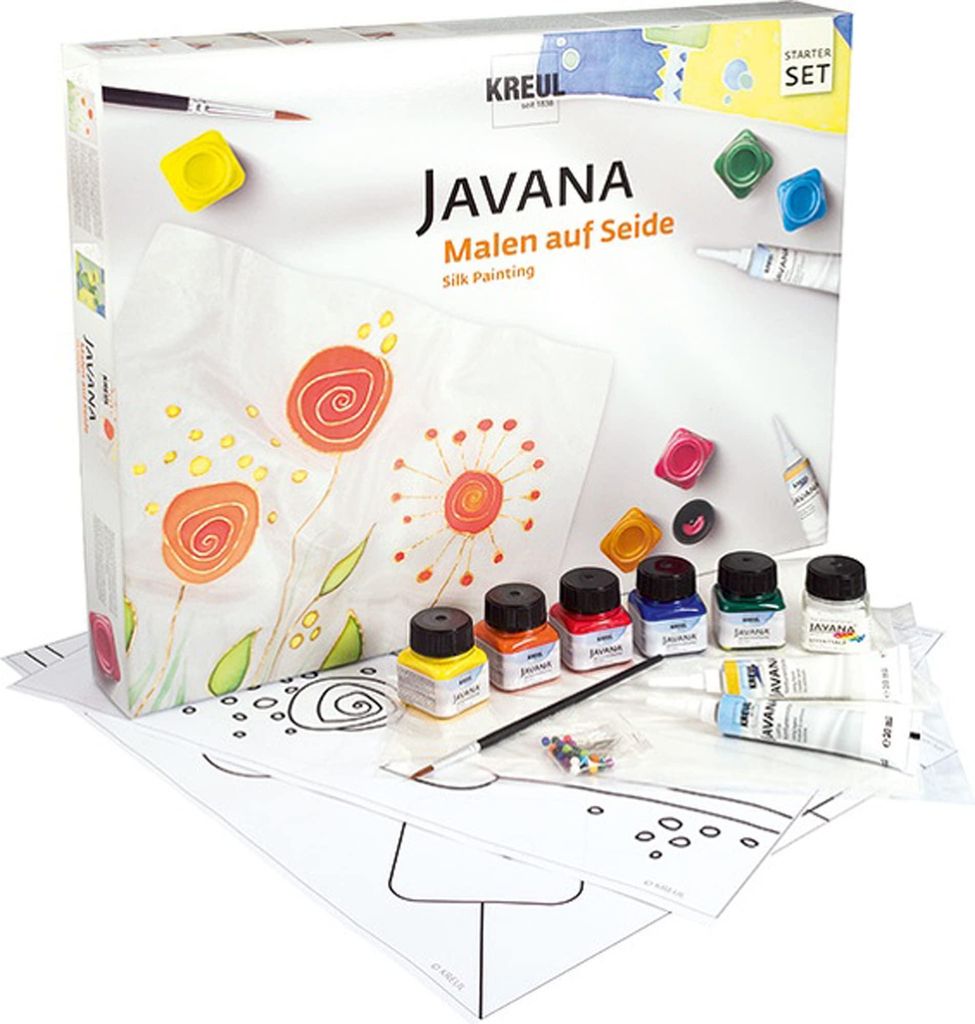 KREUL farba do jedwabiu JAVANA, pudełko z farbą do jedwabiu Zdjęcie produktu 