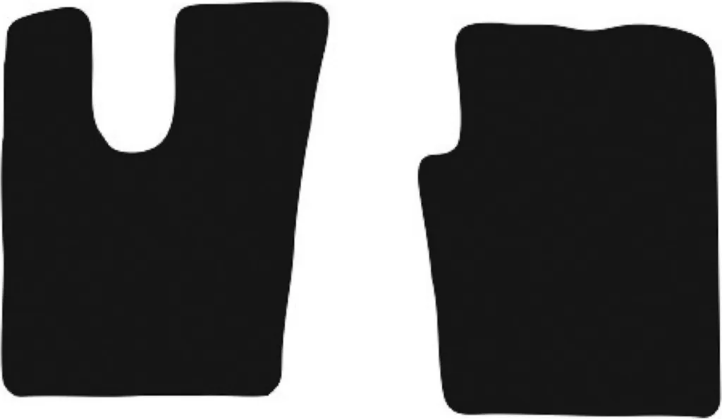 Tappetini Velluto Scania R 2018- Neri | Set 2 Pezzi Misura Perfetta