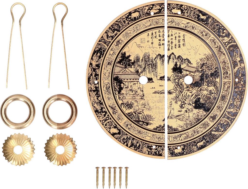 11 cm Originalität Muster Schubladengriff Chinesische Antike Möbel Messinggriff für Zuhause