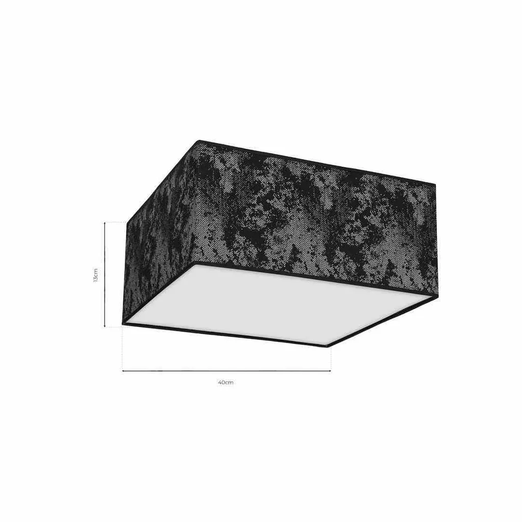 Plafonnier Double Source SATINO - Luminaire de Plafond Moderne 2x60W