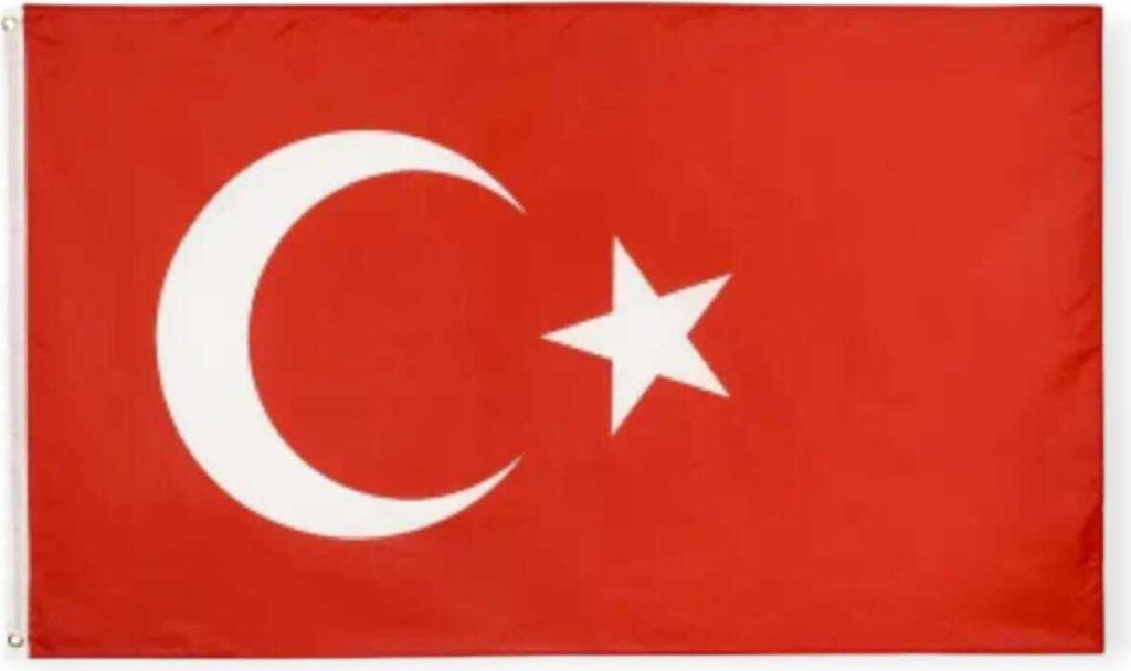 Türkei Fahne Flagge 90x150cm Länder Fahne Produktbild 
