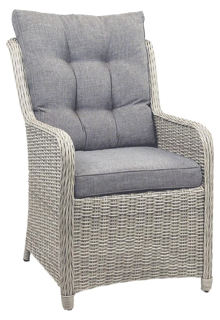 Dining-Gartenstuhl Dublin | Mystic Grau | Rattan | 2er Set