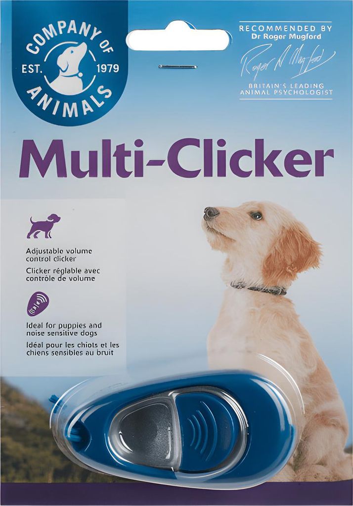 La Compagnia degli Animali Coa Clix Multi-Clicker 3 Ton Blu Immagine del prodotto 