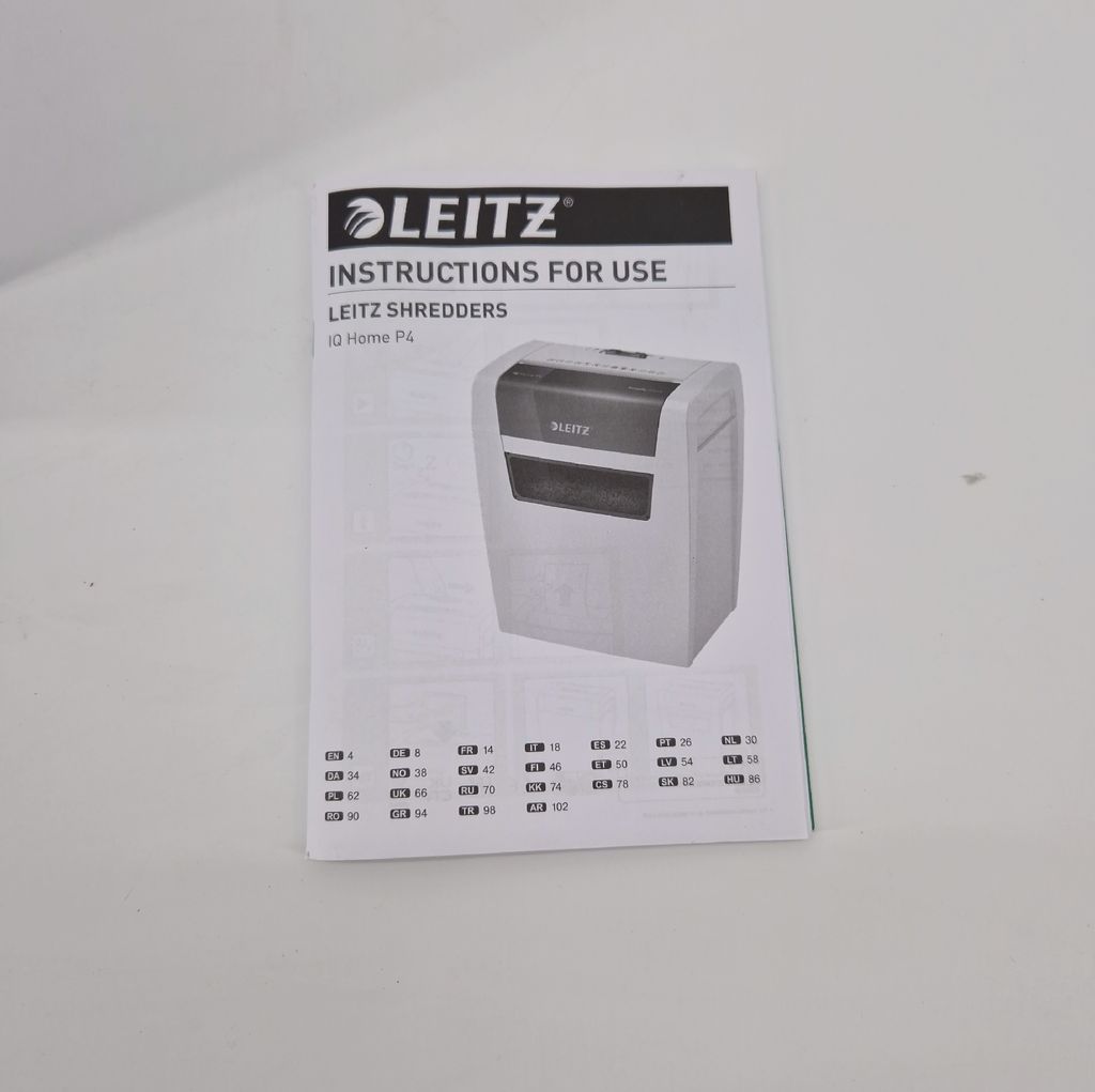 LEITZ IQ Home Aktenvernichter mit Partikelschnitt P-4, 4 x Produktbild 22