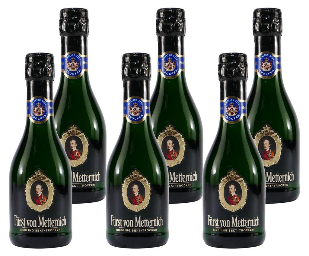 12 x 0,2 l | Fürst von Metternich Spumante Secco Bottiglie Immagine del prodotto 