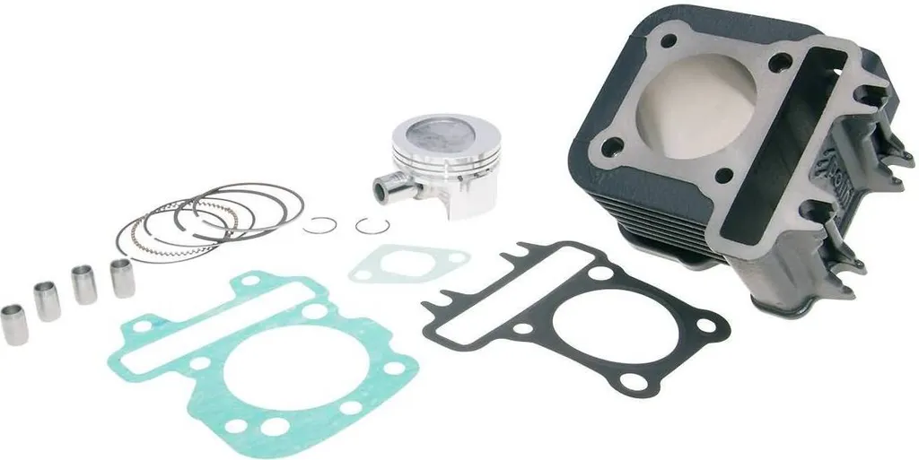 Cylindre Polini 49mm Sport 79cc Fonte pour moteur Piaggio 50 4T 2V