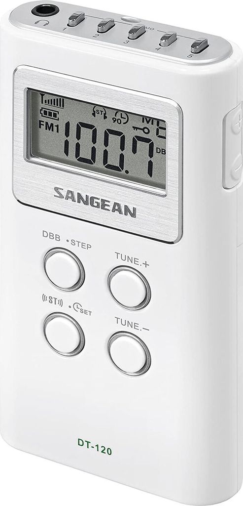 Sangean DT-120, Osobní, Digitální, AM, FM, 87,5 - 108 MHz, Obrázek produktu 
