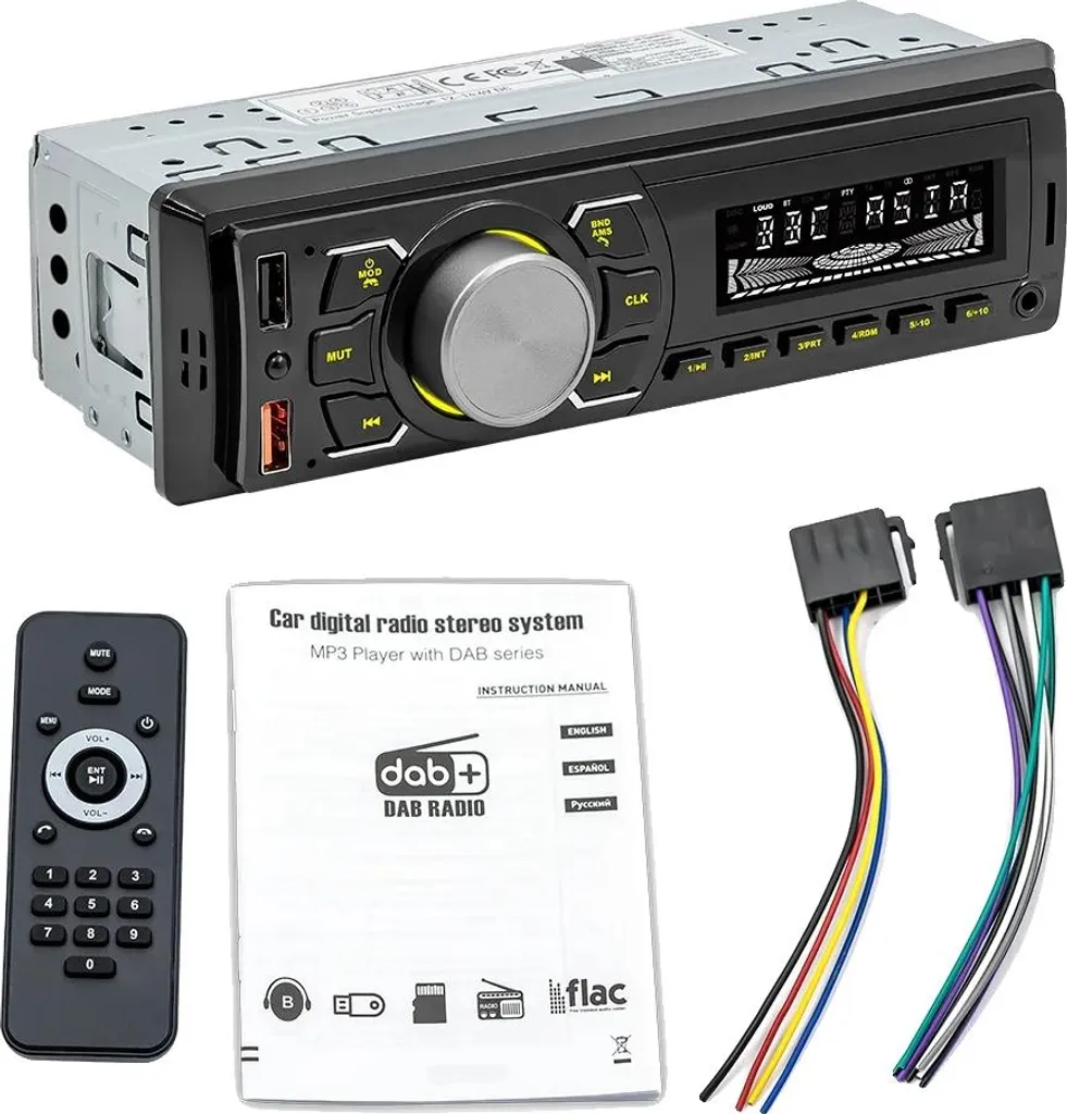 Autoradio Bluetooth 5.0 pour smartphone avec deux ports de charge USB