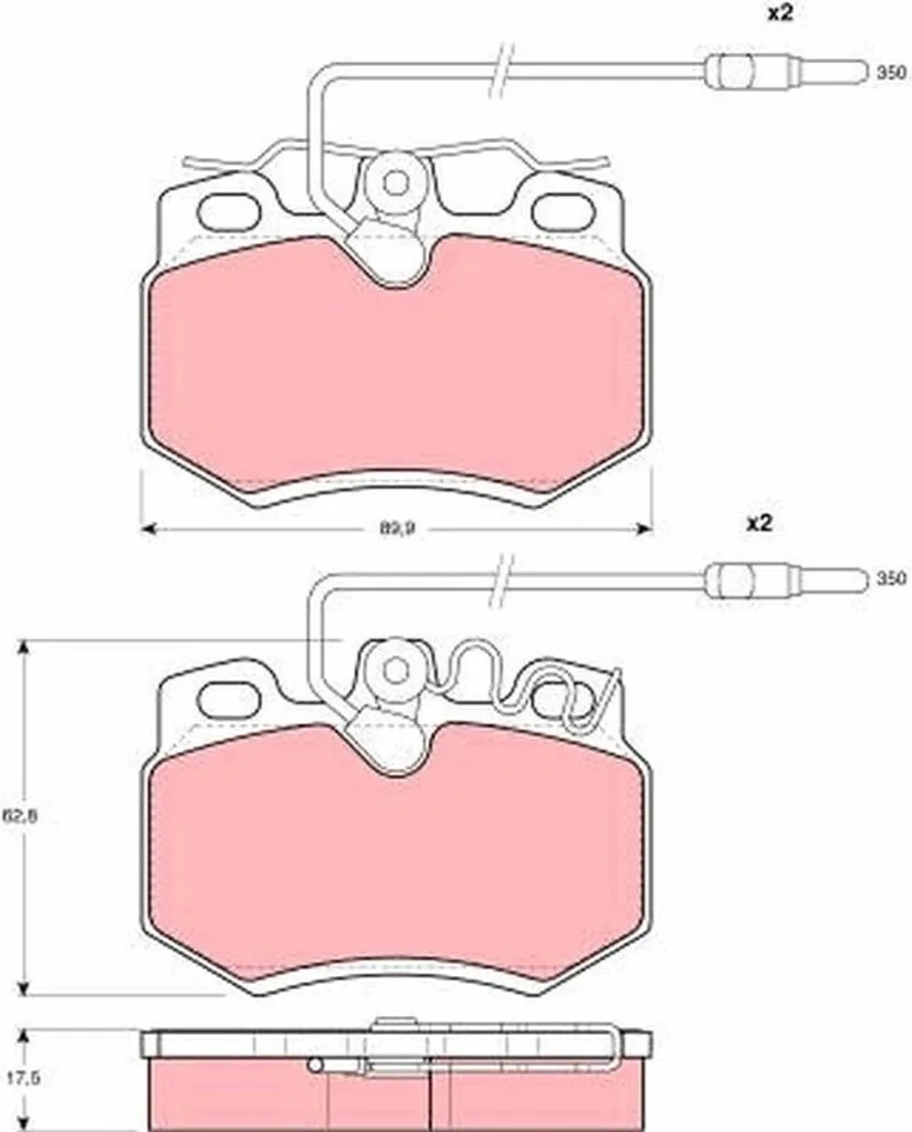 Stop aux Sifflements de Freins : Plaquettes TRW GDB790 pour Citroën ZX