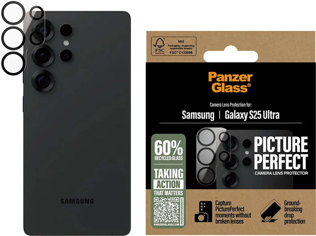Panzerglass PicturePerfect S25 Ultra: Protezione Obiettivo d'Elite
