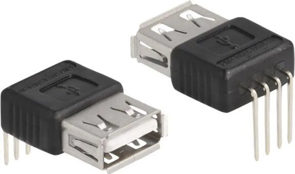 Adaptateur USB 2.0 Coudé 90° pour Gagner de la Place sur Carte Mère