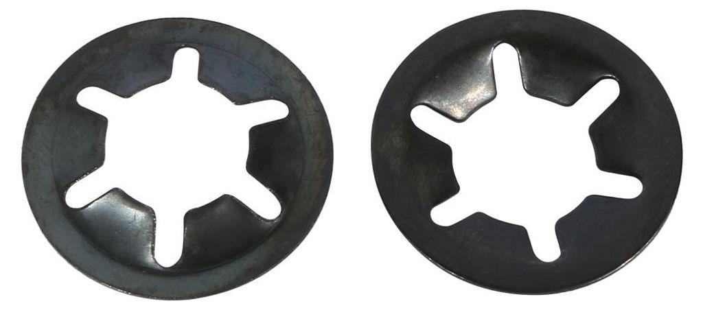 8 Stš¹ck Drš¹cken Sicherungsscheibe Sicherungsclips Verschluss Innen Zahnscheiben M6 x 16 mm 65Mn Schwarz