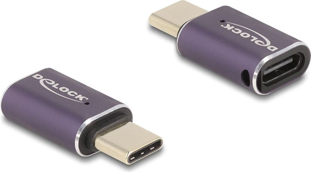 DELOCK USB Adapter 40 Gbps USB Type-C St. zu Bu. 8K 60 Hz