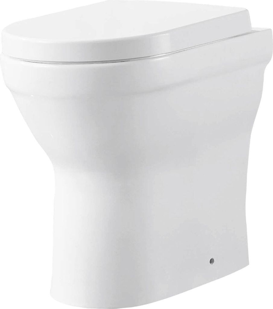 Primaster Stand WC spülrandlos Kappa Tiefspüler weiß inkl. WC Sitz
