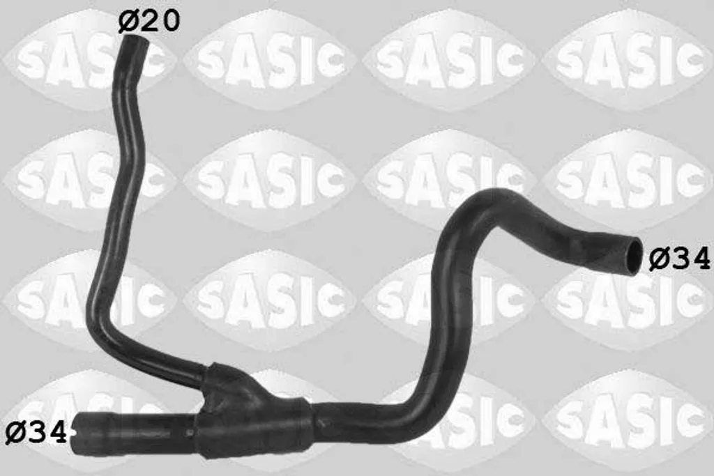 SASIC 3406343 Tubo Raffreddamento Opel 1337604 - Qualità di una Volta