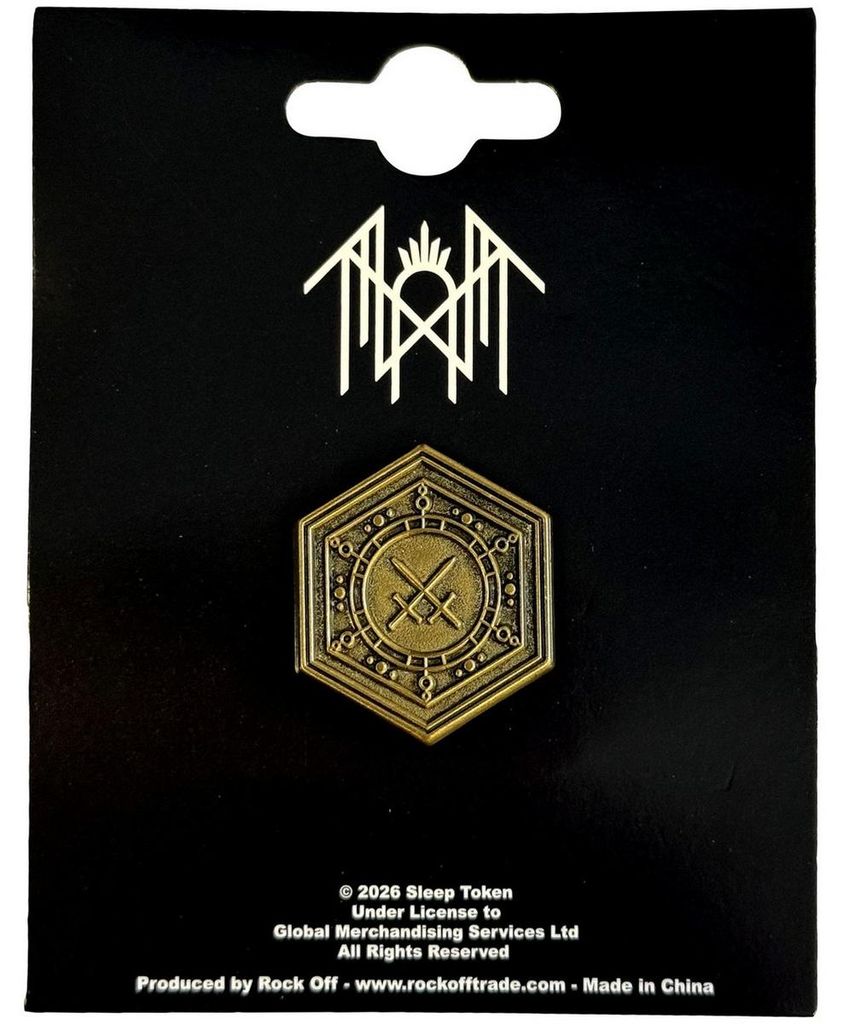 Sleep Token - "Emergence House Veridian" Abzeichen, Metall, Nadel RO15501 (Einheitsgröße) (Messing)