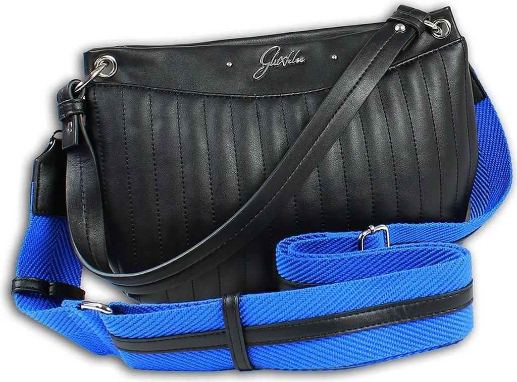 Grand sac à main noir similicuir résistant et élégant Glüxklee