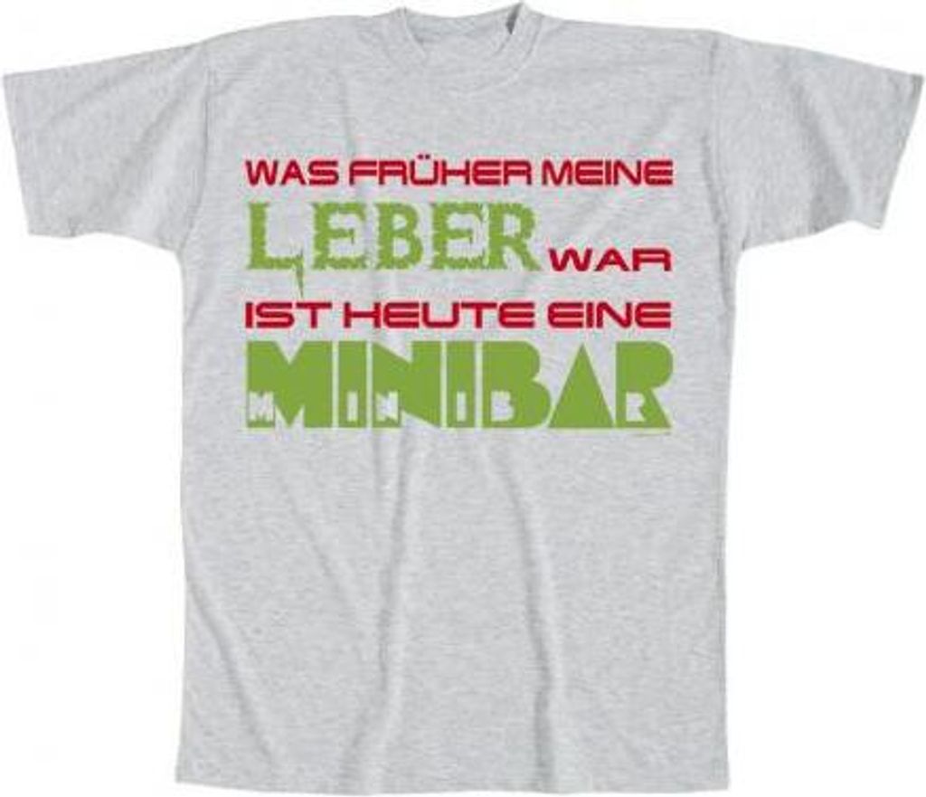 T-Shirt mit Print - Was früher meine Leber war ist heute Produktbild 