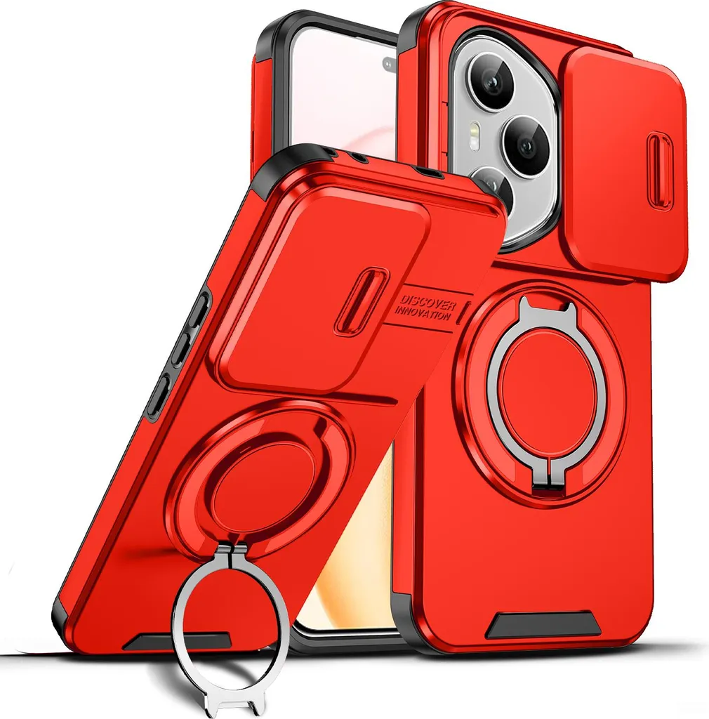 Migliore Cover Honor 400 Pro: Protezione Totale Rosso Magnetico