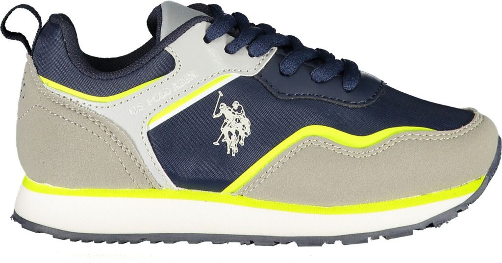 US POLO ASSN. BLAUE SPORTSCHUHE FÜR KINDER : Farbe - Blau, Größe - 28 Größe: 28 Farbe: Blau