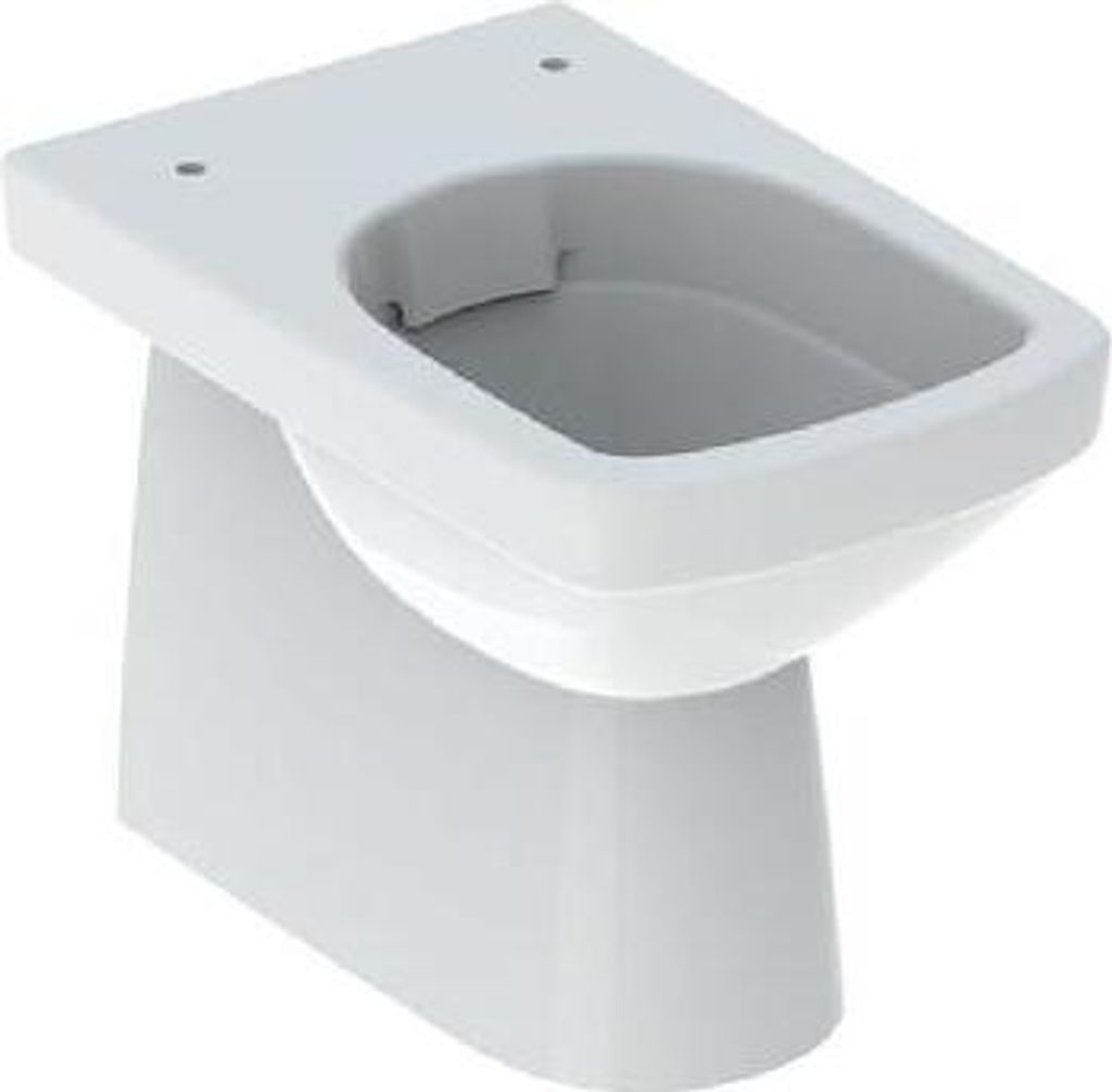 Geberit Selnova Square - Stand WC, 530x355 mm, Spürandlos, weiß 501.564.01.7