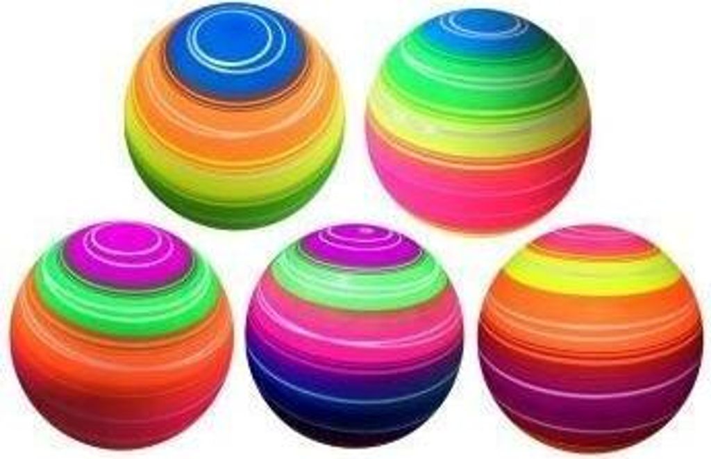 Zabawka piłka z PVC Tęcza 23 cm mix kolorów dla dzieci Produktbild 