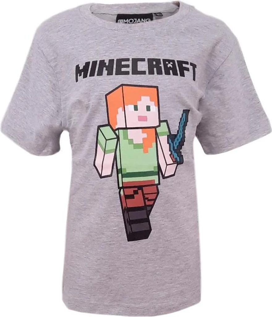 Minecraft Alex Kinder Kurzarm T-Shirt – 110 Produktbild 