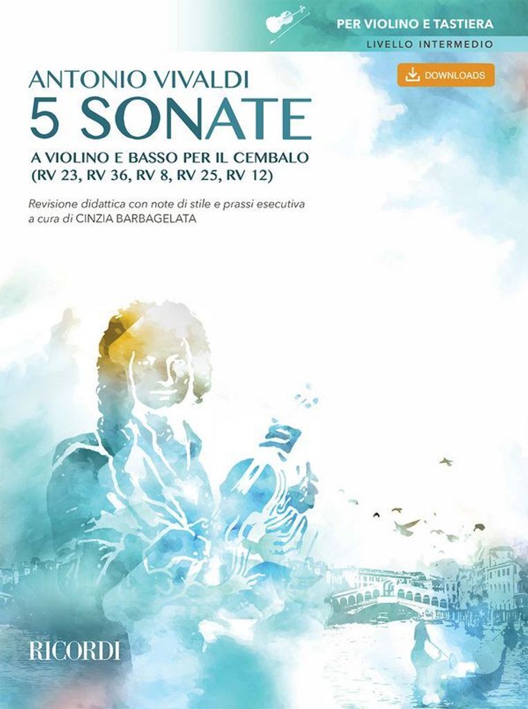 5 Sonaten (+Download) für Violine und Cembalo