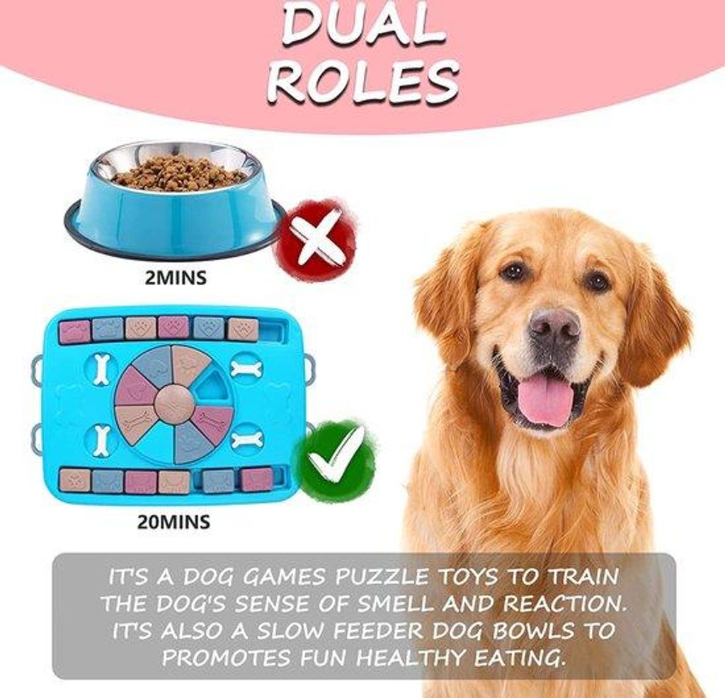 Intelligente interaktive Hundespielzeug Puzzle Fütterungsbehälter für kleine Hunde