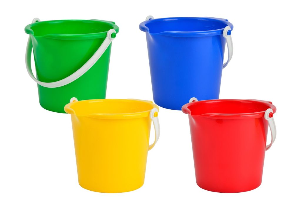 Simba 107101453 - Schnabel-Eimer, es Wird nur EIN Artikel geliefert, Höhe 16cm, Durchmesser 18cm, Sandkasten, Sandspielzeug