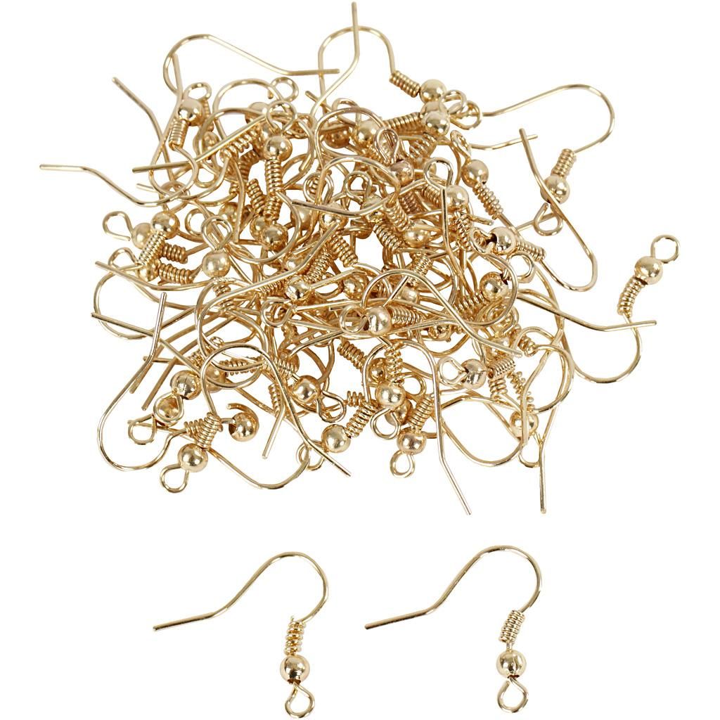 Creativ Company Französischer Ohrringhaken Gold 18 mm 100 Produktbild 