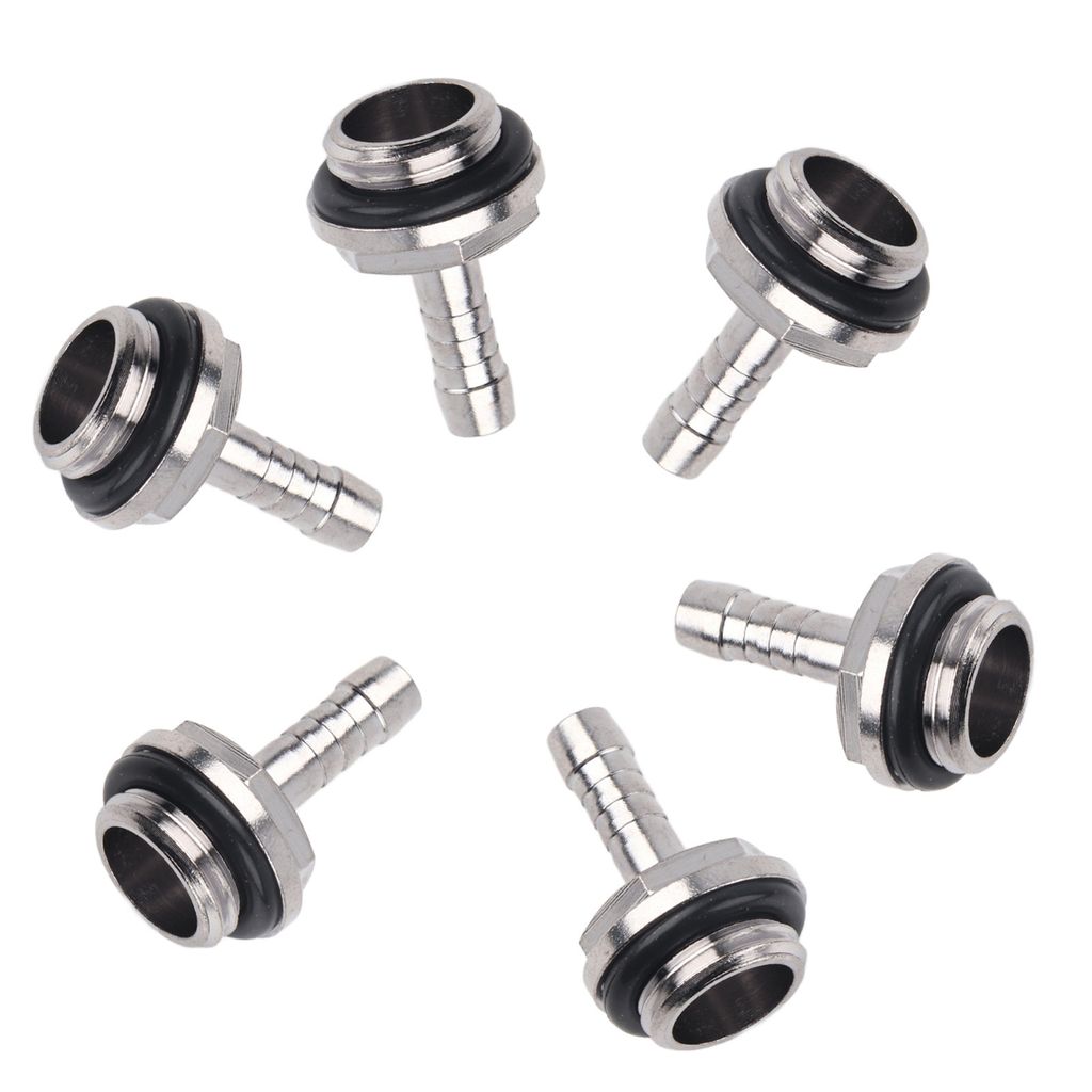 Fitting mit Widerhaken, Fitting mit Widerhaken, Fitting mit Schleppkupplung, Fitting für Wasserkühlung, Fitting aus Edelstahl und Kunststoff