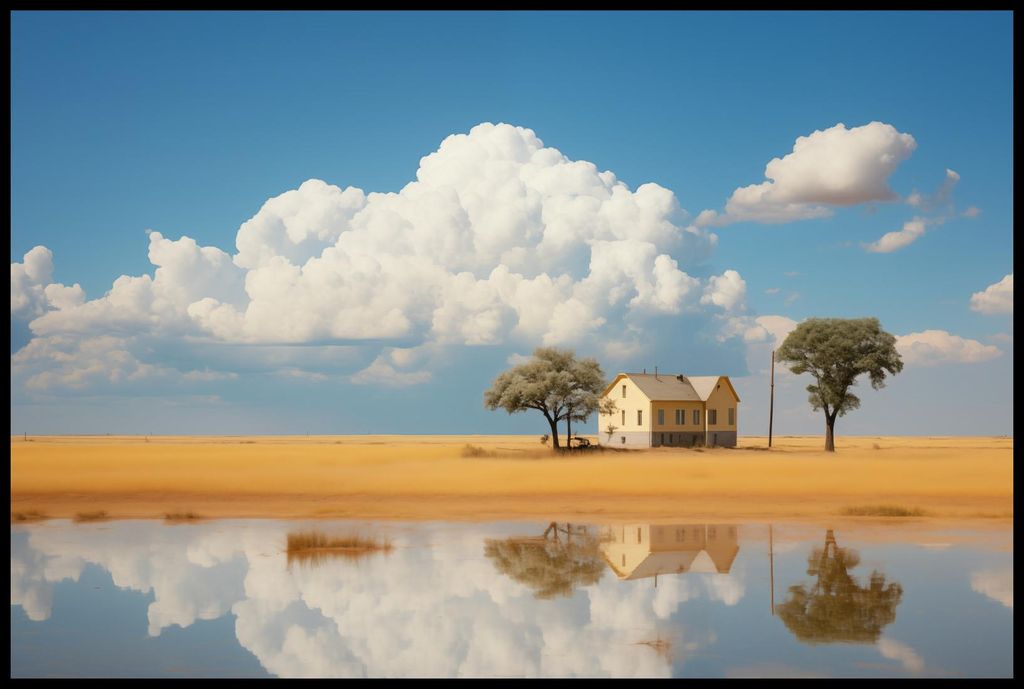 Plakat 91,5x61cm Wohnhaus