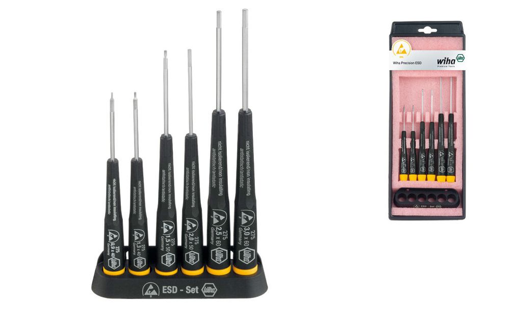 Wiha Precision ESD Sechskant-Schraubendrehersatz, 6-tlg. (275 K6)