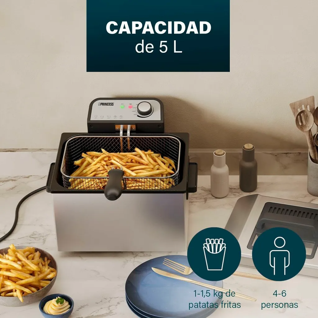 Friggitrice Maxi 184090 3270W | Capacità 5L | Zona Fredda Professional - 2