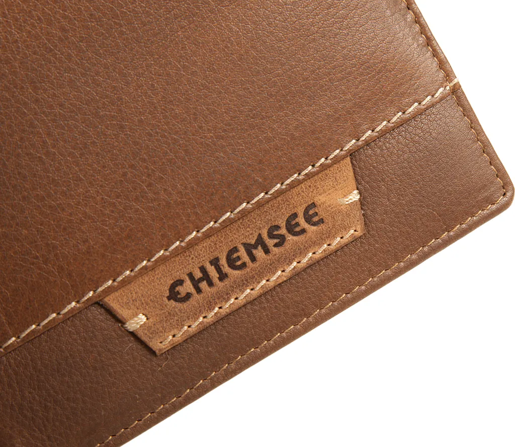 Chiemsee Portafoglio Paraguay In Pelle, Colore Cognac, Modello Da Uomo