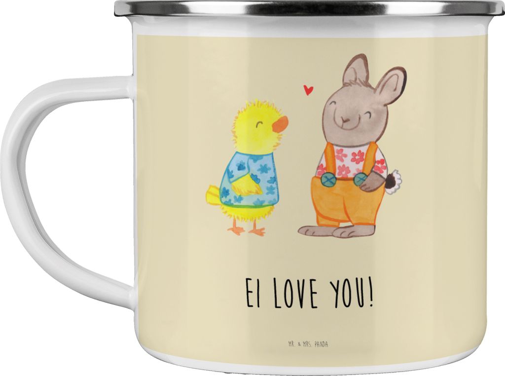 Mr. & Mrs. Panda Teetasse Ostern Freundschaft - Blumig - Produktbild 